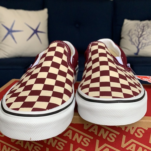 VANS CLASSIC SLIP ON CHECKERBOARD PRTRY/TRWHT WMNS - Picture 13 of 16